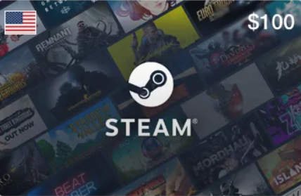 Steam Wallet Code USD 100 (US) Steam Wallet Code 100 USD ×100 (US)