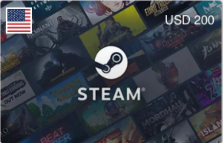 Steam Wallet Code USD 200 (US) Steam Wallet Code 200 USD ×100 (US)